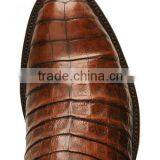 Black Brown Cowgirl&cowboy Genuine Leather Western Caiman Ultra Belly Boots Wholesale thumbnail-5