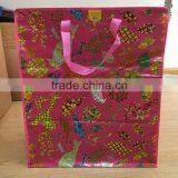 exported pp woven bag bright color design