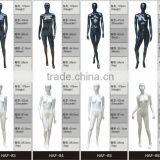 Wholesale Fiberglass Brand Custom Gun Black Chrome Hot Sex Perfect Girl Mannequins