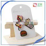 4pieces Lovely Brooch Pins Badges Fashion Cartoon Colorful Smiley Heart Star Plant Mirror Glass for Boys Girls Men Women 2016 thumbnail-4