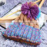 Wholesale Fashion Ladies Wool Winter Beanie Hats Womens Winter Knitted Hat thumbnail-5