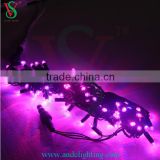 Waterproof White Color LED Pink Christmas String Lights