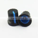 Blue Black Plastic Knob Volume Control Knob