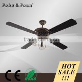Europe Hot Selling Orient Decorative Ceiling Fan Light