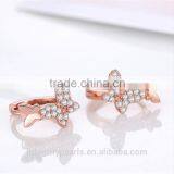Rose Gold Pave Diamond Ear Cuff Butterfly Shaped Jewelry Wholesale 925 Silver Earring thumbnail-2