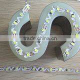 Special for Luminous Letters! SMD2835 0.1W/0.2W 72leds Flex LED Strip Light for Backlit Letters Signage S shape flexible strips