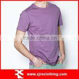 New Mens Promotional Plain 100% Cotton Blank T shirt High Quality T-shirt Pre-wash T-shirt