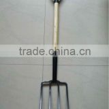 garden fork with wooden handle F107PD