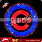 Chicago Cubs Glitter Vinyl Transfer Wholesale Custom Heat Transfer thumbnail-3