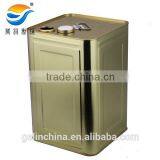 18L Square Metal Pail for Chemical Products an Oil thumbnail-1