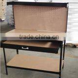 Best Seller Garage Workbench of MDF & Metal Material With Single Drawer and Peg Board thumbnail-6