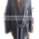 Long Wathet 2 Side Wool Coat
