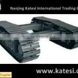Heavy machine Rubber track undercarriage