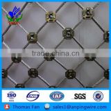 china factory stainless steel rope mesh, stainles steel rope netting