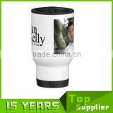 14oz Standard Stainless Steel Wine Cup Sublimation Ready Travel Mug thumbnail-1