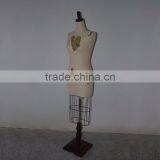 White Fabric Dilapidated Upper Body Retro Woman Mannequin Display thumbnail-6