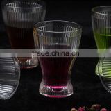 2017new arrival clear glass ware cheap glass juice cup