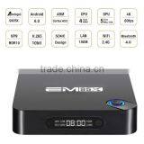 New Arrival EM95X Powerful 2GB/16GB Android 6.0 Marshmallow Quad Core TV Box, Amlogic S905X 4K TV Box For Wholesale thumbnail-1
