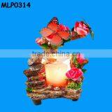 Night Light Red Butterfly Flower Indoor Wall Lamp thumbnail-1