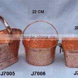 Copper Planter With Mirror Polish thumbnail-1