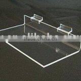 SDPS02 Flat Acrylic Slatwall Shoe Shelf thumbnail-1