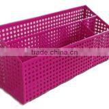 Punched Metal Newpaper Magazine Pen Holder Magnetic Divided Bin thumbnail-2