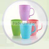 Beautiful Plastic Engraved Mug Plastic Cups With Handle thumbnail-1