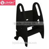 Adjustable Height Child Step Stool Kitchen or Bathroom Kids Footstool Wooden Non-Tip Design for Kids Foot Stool thumbnail-4