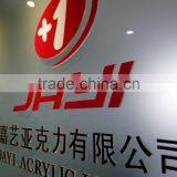 2017 Hot Sale Customized LED Storefront & Company Acrylic Letter Signs Decor for Advertisement