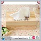 Zakka Soild Pine Wood Paper Box Holder thumbnail-1