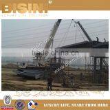 Using Hoists and Slings to Install Passenger Foot-bridge, Hoisting for Footbridge Beside the Inland River (BF08-Y10057)