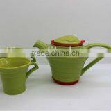 Hot Sale 3pcs Customized Unique Teapot Set thumbnail-1
