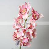 Real Touch Decorative Artificial Cymbidium Orchid Flower for Landscaping Decoration thumbnail-3