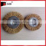 100mm Rotary Brass Wire Wheel Brush thumbnail-1