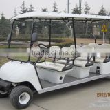 6 seater electric golf cart with CE certificate, 6 Seater electric aluminum golf cart