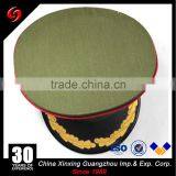 Miltary Embroidered Peaked Caps/custom Military Officers Visor Caps thumbnail-2