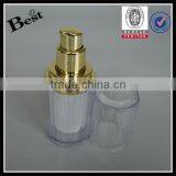 Cosmetics 20ml 50ml Luxury Golden UV Pump Acrylic Lotion Bottle Double Wall Fancy Skin Care Cream Serum Acrylic Plastic Bottle thumbnail-2