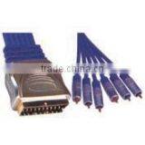 21 PIN Plug Scart(180)to 6RCA Plug VK30452 thumbnail-1