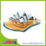 Funny Intelligence Set Famous Building Blocks 3d Puzzle Diy Toy thumbnail-1