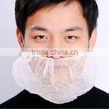 White Disposable PP Beard Cover With Double Ear-loop thumbnail-3