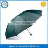 Wholesale 3 Foldable Cheap Promotional Auto Open Umbrella Folding Umbrella thumbnail-1