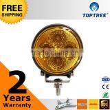 Amber Led Auxiliary Driving Lights 12V 24V Auxiliary Headlights for Agricultural Machinery
