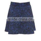 Hot Sale Mini Blue Sexy Jacquard Skirt Casual Short Skirt for Ladies thumbnail-3