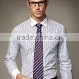 New Design Small Checked Blends Cotton Men Shirt SL0068 thumbnail-1