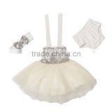 Latest Design Birthday Tutu Dress for Kids SEQUIN TUTU SET Wholesale Baby Tutu Dress