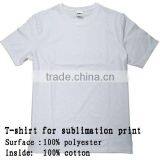 100% Cotton Cheap White Blank t Shirt for Promotional thumbnail-1