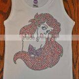 Custom Cotton Rhinestone Women Tank Tops In Bulk thumbnail-2