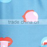 Customize Pattern And Color Cheeky Mouthful Print Bigmouth 100% Nylon Swim Trunks Quick Drying Split Leg Opening Swim Shorts thumbnail-5