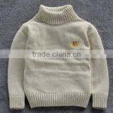 winter kids plain design high neck sweaters