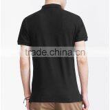 Comfortable Black Stylish Printed Mens Polo Shirts thumbnail-3